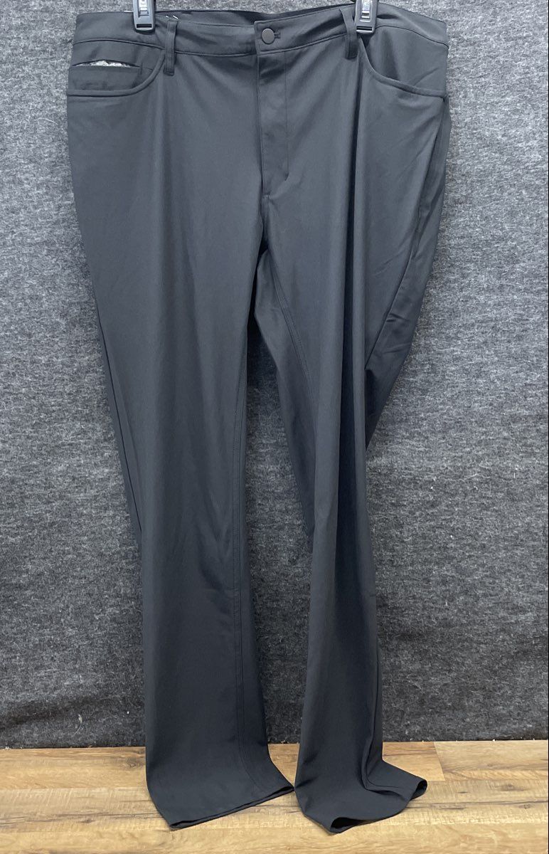 AWearness Kenneth Cole Men's Black Stretch Tech 5 Pkt Pant Slim Fit 40x34 NWT