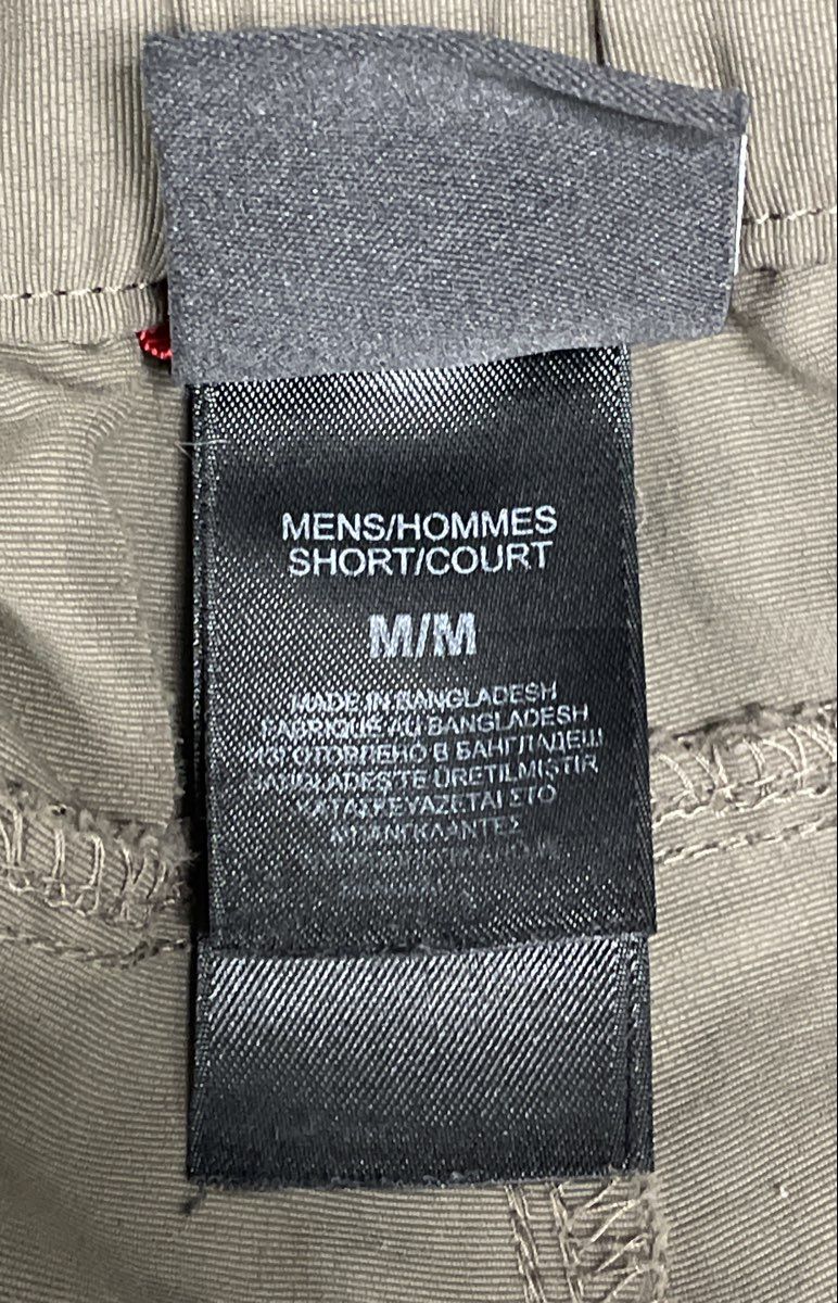 The North Face Men's Tan Convertible Cargo Hiking Pants Zip Off Sz M Short