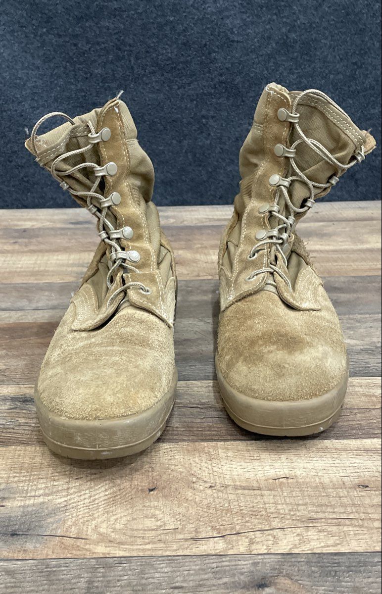 McRae Footwear Coyote Desert Tan Suede Military Combat Boots Size 7W