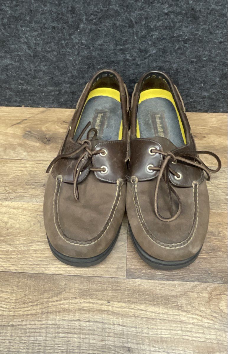Timberland Classic 2-Eye Boat Shoe Brown Leather Men's Size 11 M