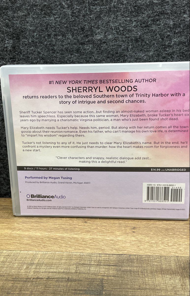Sherryl Woods Trinity Harbor Novels Audiobook CD Lot of 3 Unabridged