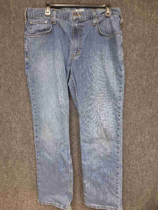 Carhartt Men's Blue Relaxed Fit Denim Jeans Sz 36x30