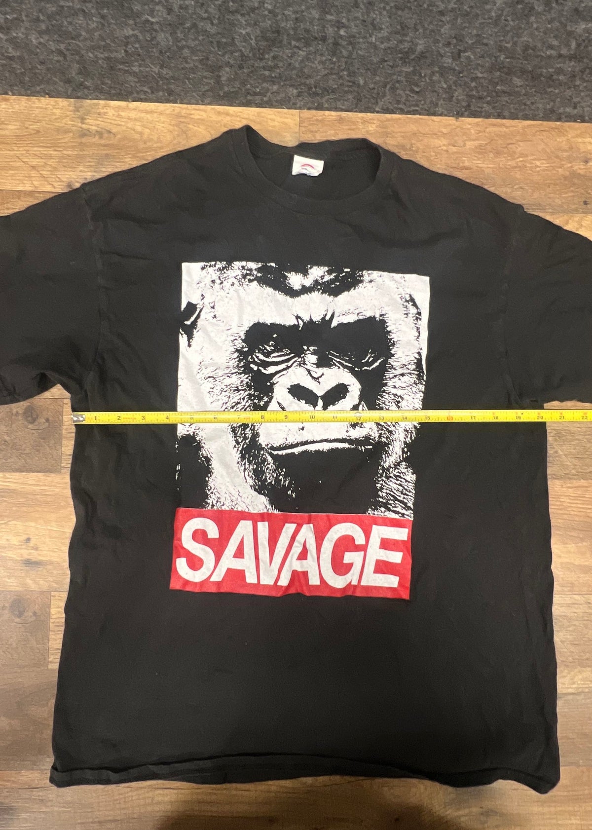 Vintage 2000s Savage Gorilla Streetwear T-Shirt Delta Pro Weight Sz L
