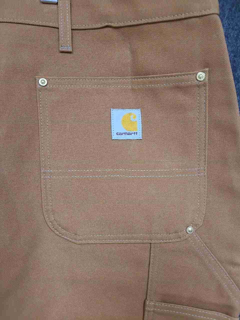 Carhartt Men's Brown B01-M Loose Fit Double Front Duck Work Pants NWT Sz 50x30