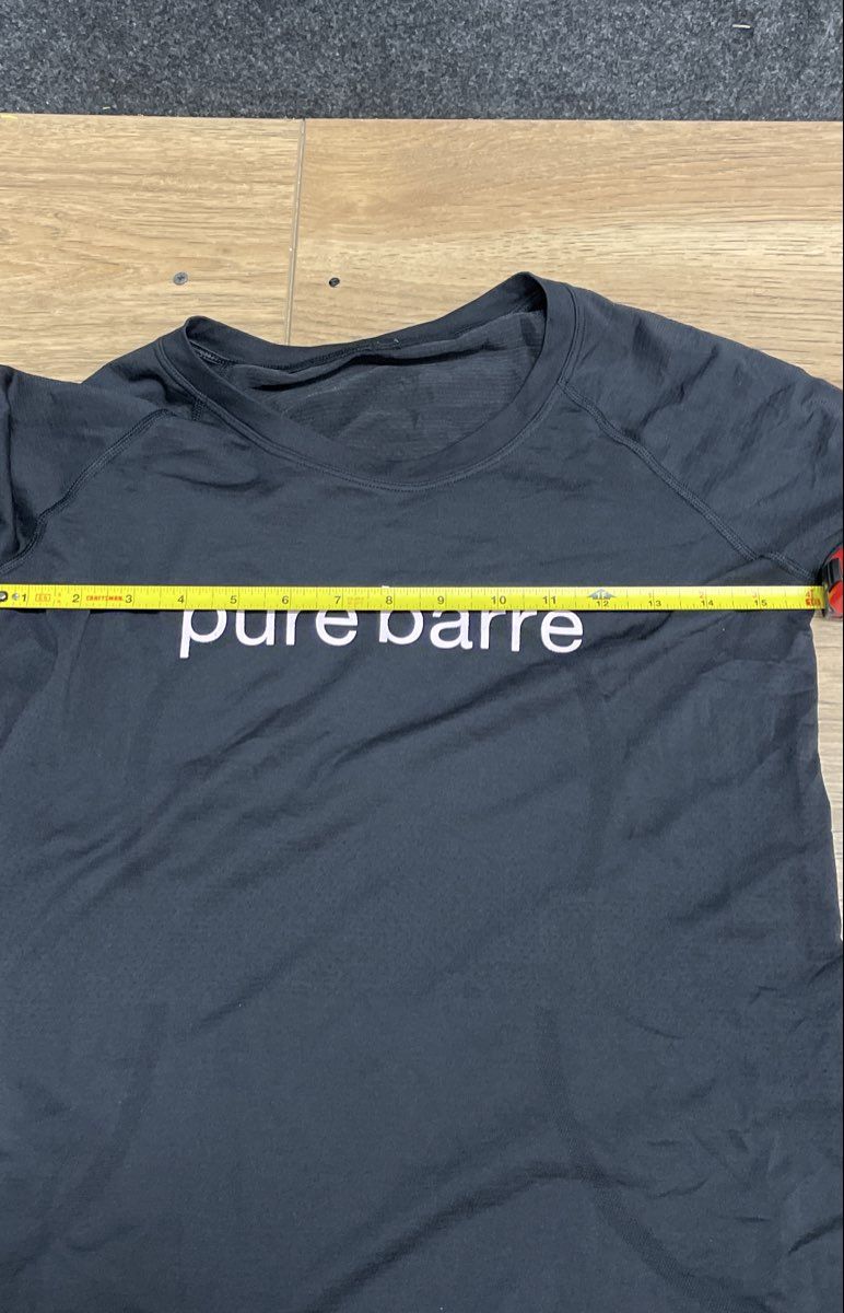 Lululemon Women's Swiftly Tech Long Sleeve Crew Pure Barre Gray Top Size M