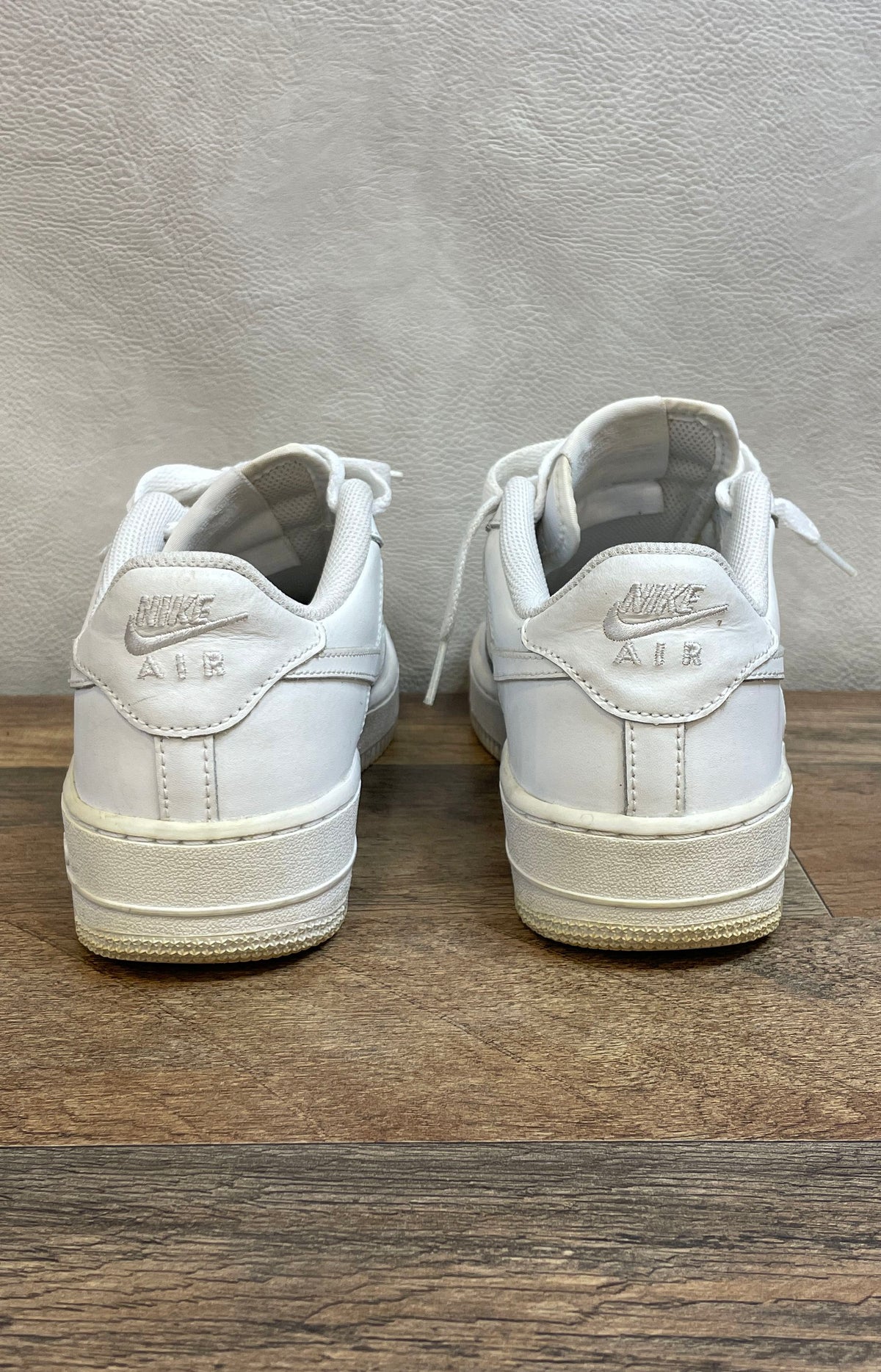 Nike Air Force 1 '07 Low Triple White GS Sneakers Size 6Y