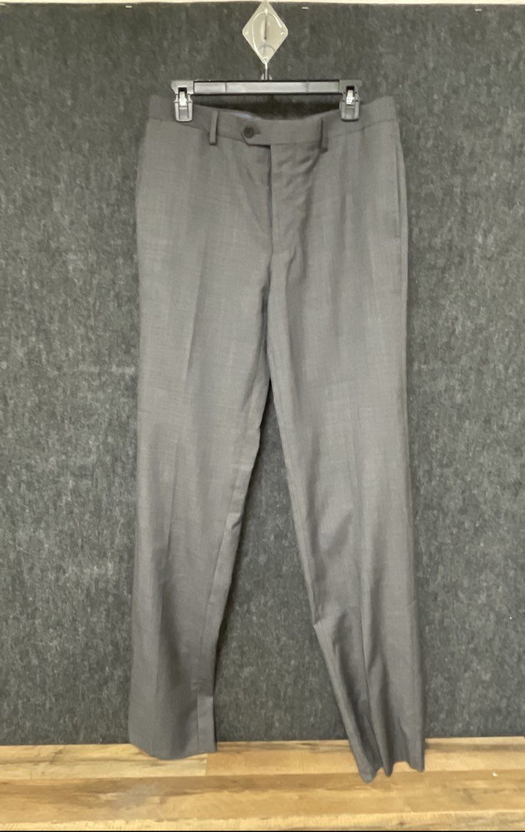 Tommy Hilfiger Men's Gray Worsted Wool Vasser 2-Piece Suit Sz 38R 32W NWT