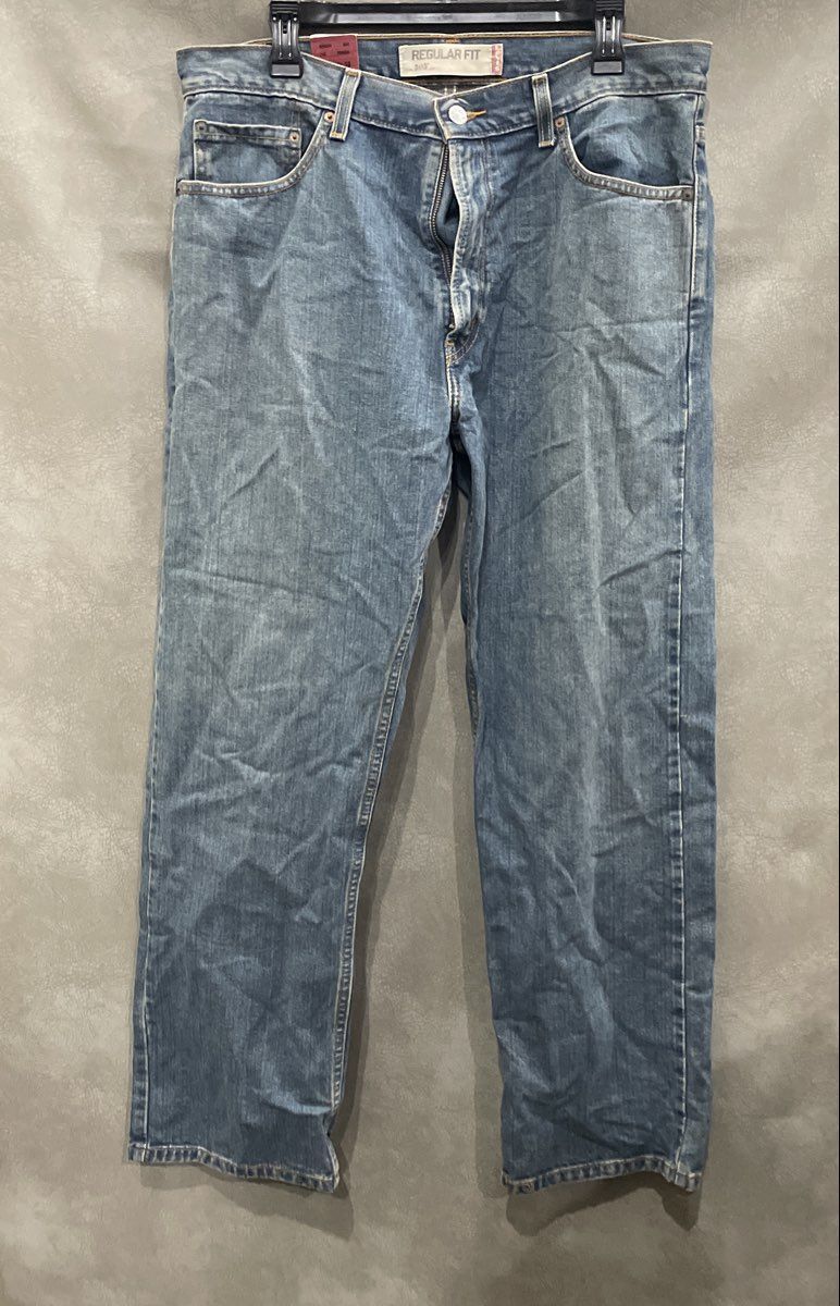 Levi's Men's 505 Regular Fit Blue Straight Leg Denim Jeans NWT Size 36x30