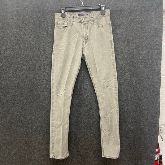 Calvin Klein Jeans Men's Khaki Pants Olive Green Denim Style Sz 29x32