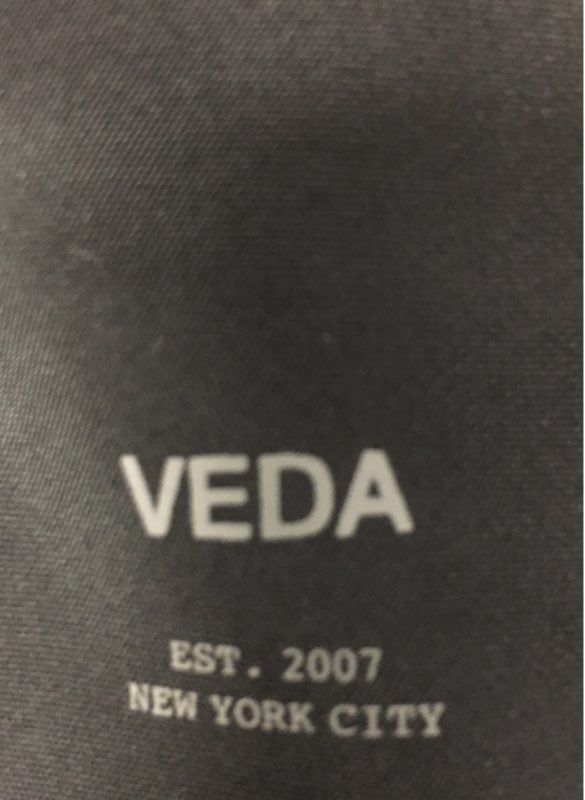 Veda Women's Olive Green Hooded Parka Jacket Sheep Leather Patches Size Medium