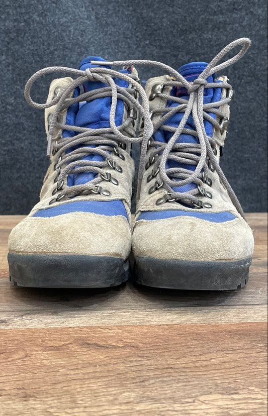 Vintage 90s Merrell Mariah Gore-Tex Grey Blue Suede Hiking Boots Women's 9