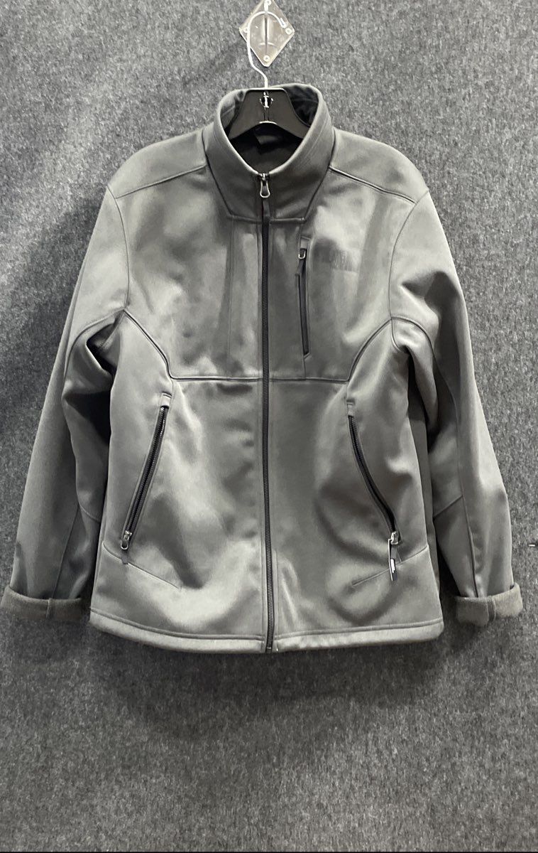 The North Face Men's Grey Apex Bionic Softshell Full Zip Jacket Size M