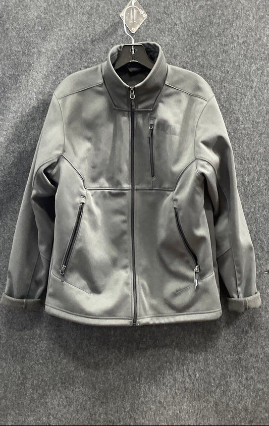 The North Face Men's Grey Apex Bionic Softshell Full Zip Jacket Size M