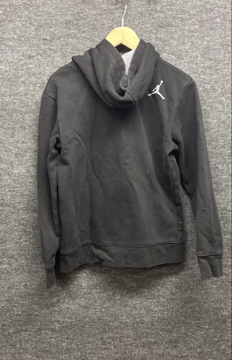 Jordan Boys Black Pullover Fleece Graphic Jumpman Hoodie Sz XL