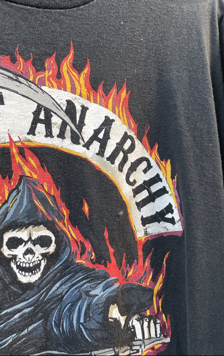 Sons of Anarchy Fear The Reaper Graphic T-Shirt Charcoal Sz 2XL