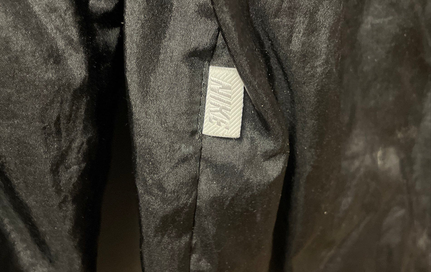 Nike Men's Black 1/2 Zip Hooded Pullover Windbreaker Anorak Jacket Sz S