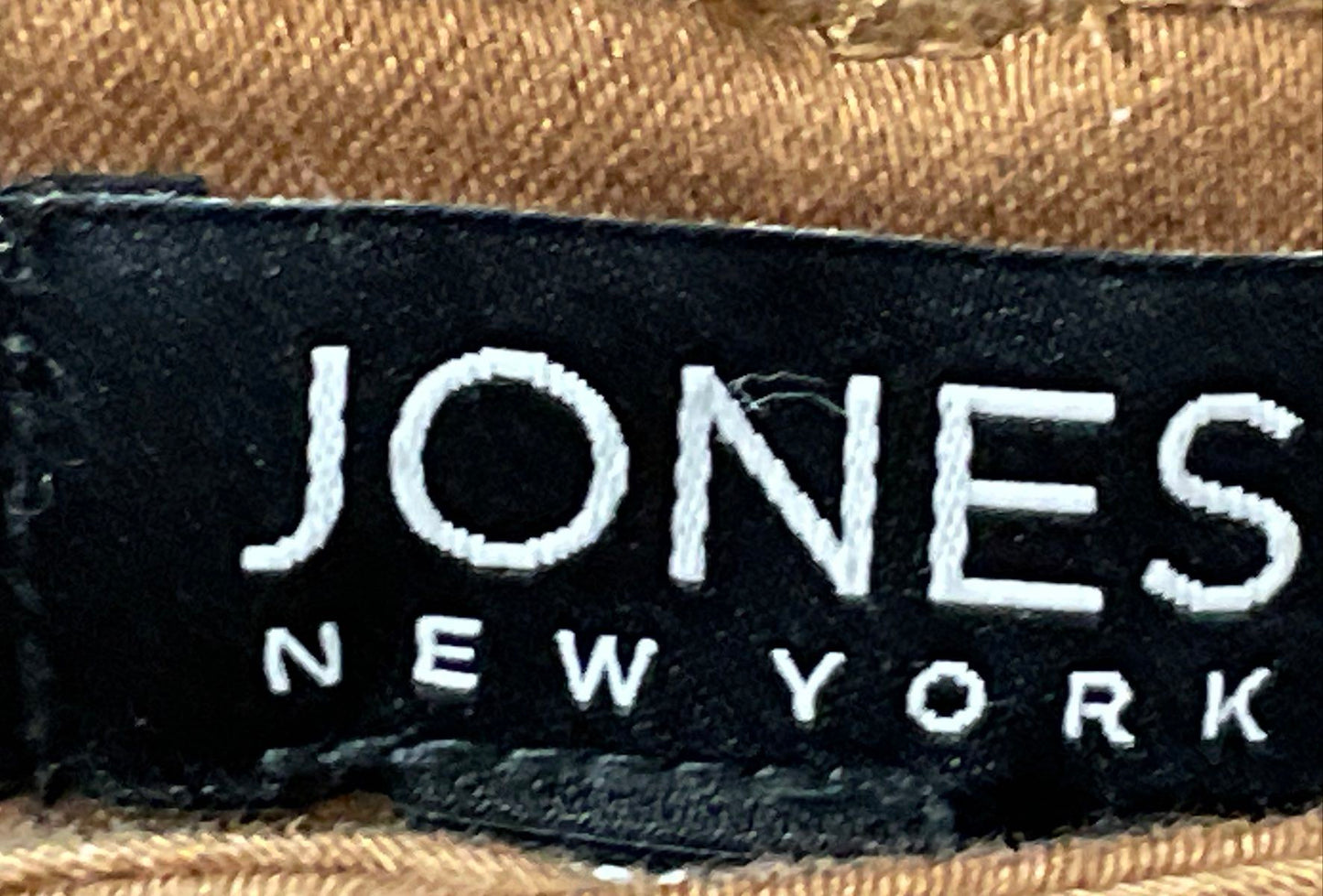 Jones New York Women's Caramel Brown Lexington Straight Leg Pants Sz 14W NWT