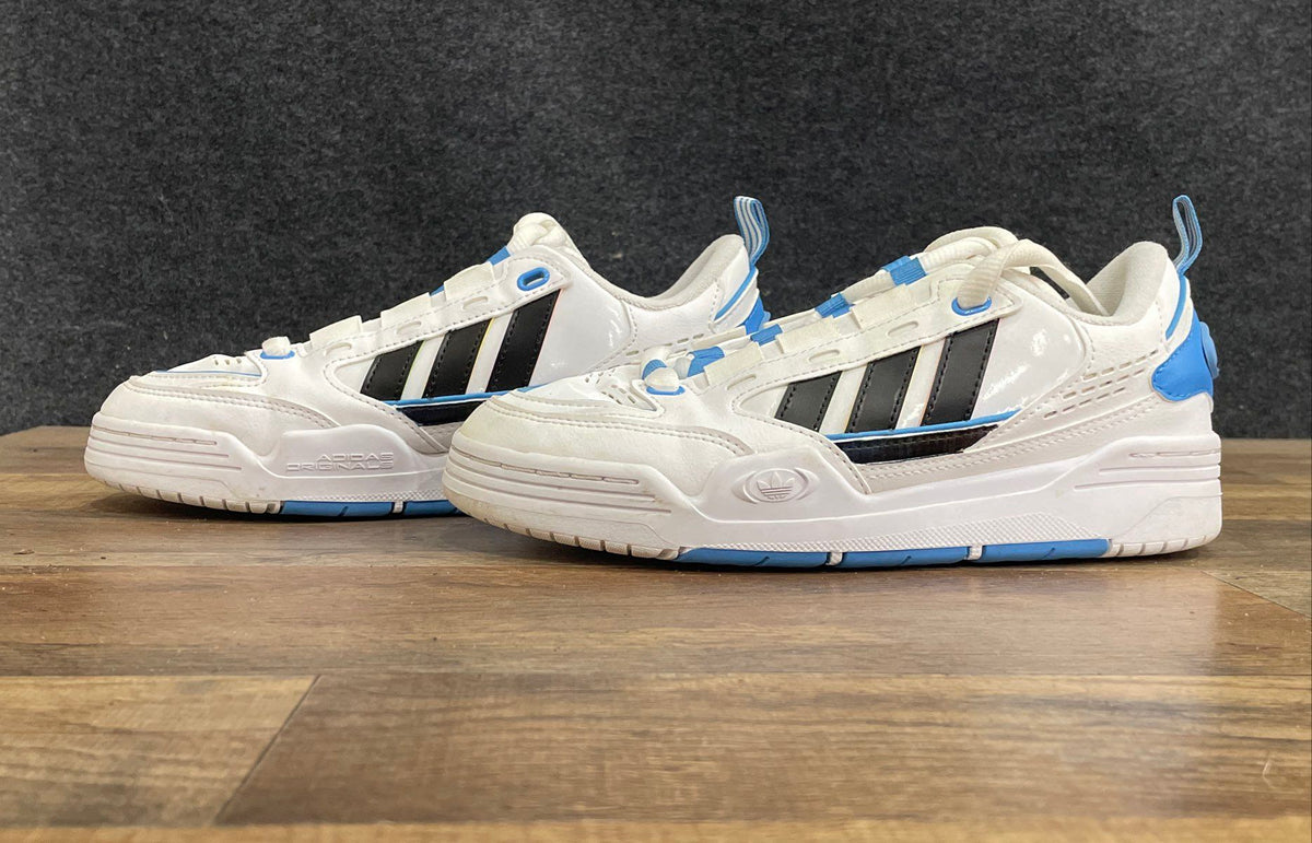 Adidas Originals Adi2000 White Black Sky Blue Sneakers Size 4.5