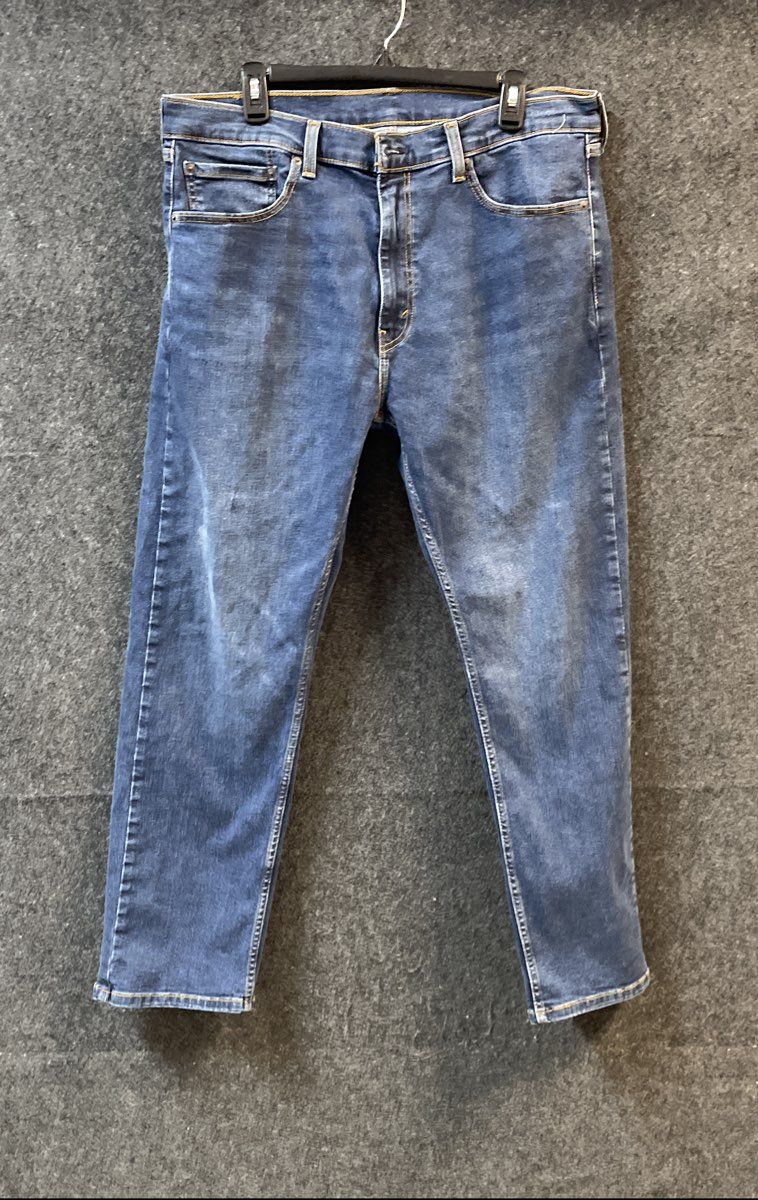 Levi's Men's 505 Regular Fit Jeans Blue Medium Wash Straight Leg Size 36x30