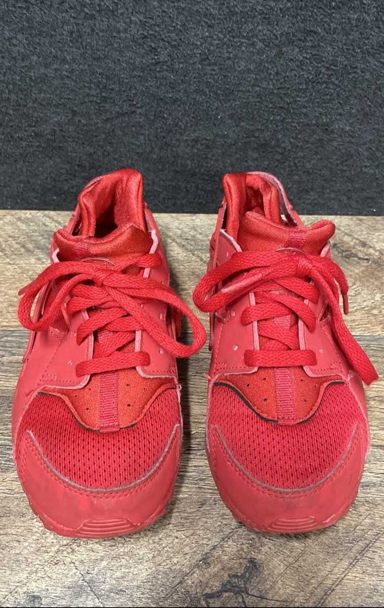 Nike Air Huarache Run University Red Little Kids Sneakers Size 12C