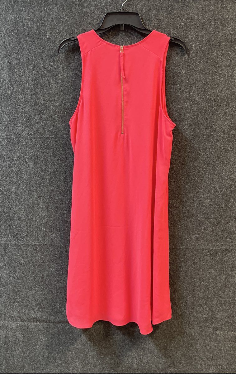 APT.9 Women's Pink Geometric Embroidery Sleeveless Lined Shift Dress Sz XL NWT