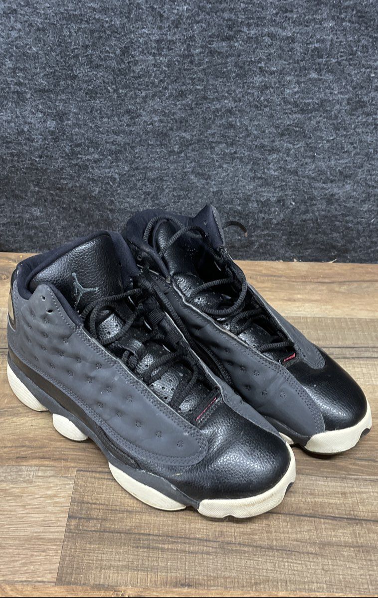 Air Jordan 13 Retro GS Black Fusion Pink Basketball Sneakers Size 7Y