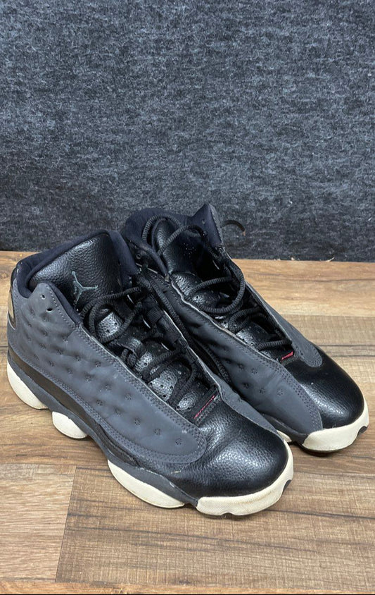 Air Jordan 13 Retro GS Black Fusion Pink Basketball Sneakers Size 7Y