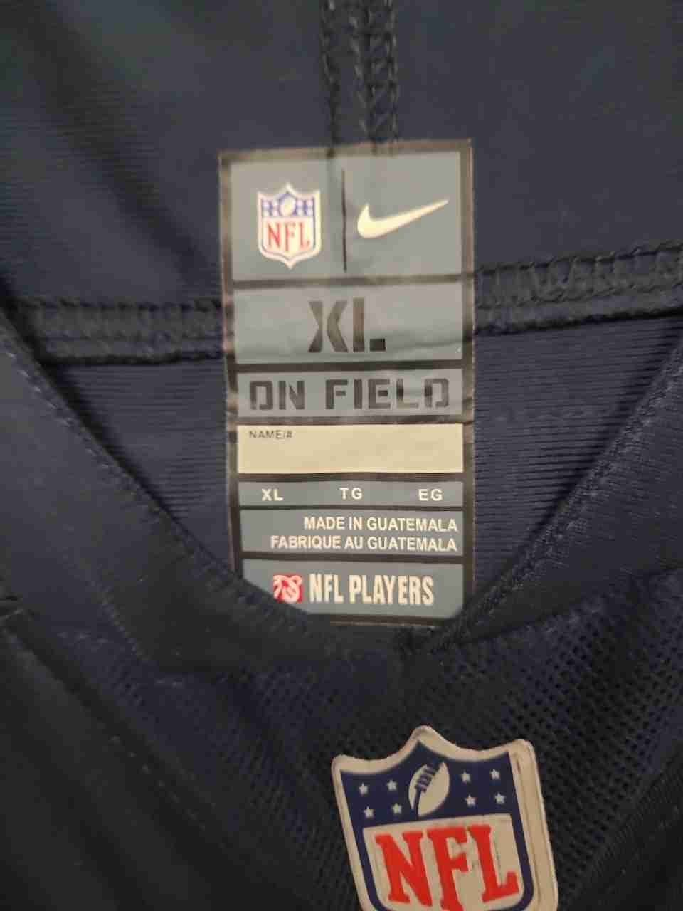 Nike Men's New England Patriots Mac Jones #10 NFL Jersey Navy Blue On Field XL