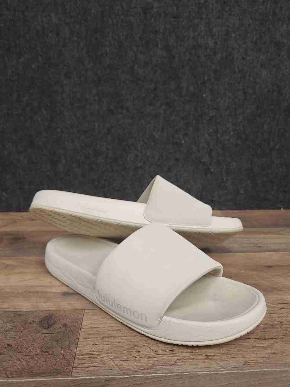 Lululemon Restfeel Slide Light Ivory Women's Sandals Size 9