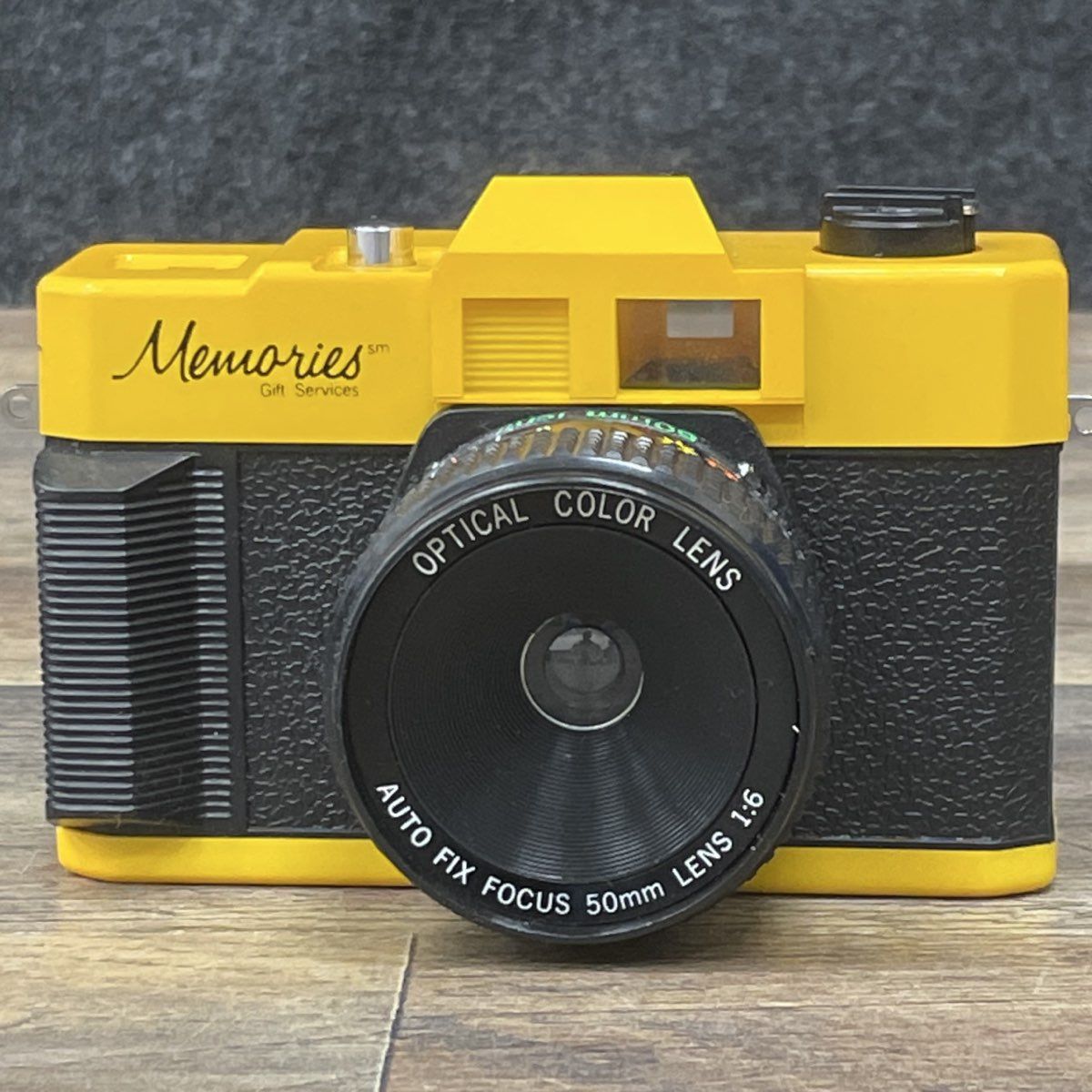 Vintage Memories 35mm SLR-Style Film Camera 50mm f/6 Lens Yellow