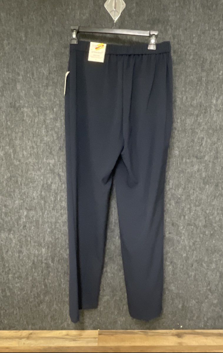Dana Buchman Women's Navy Blue Straight Mid-Rise Pants NWT Size 4