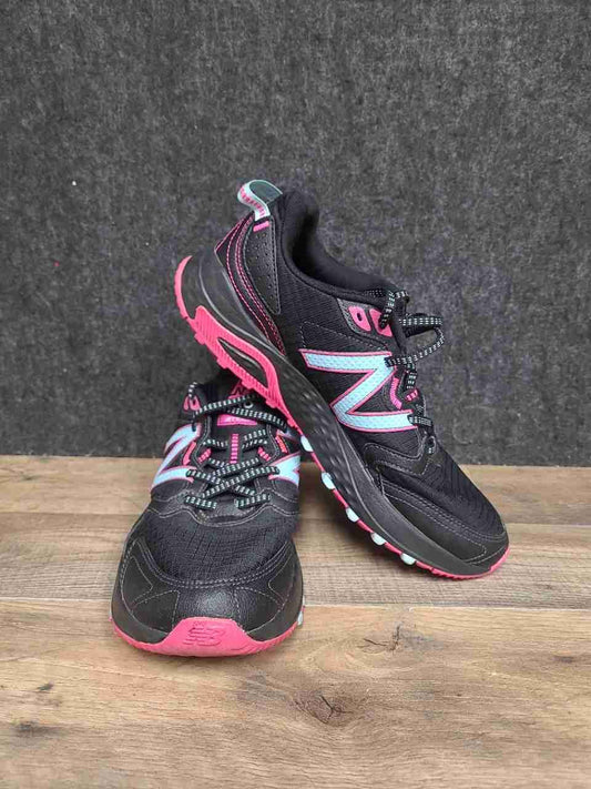 New Balance 410v7 Black Pink Blue Women's Trail Running Shoes Size 10