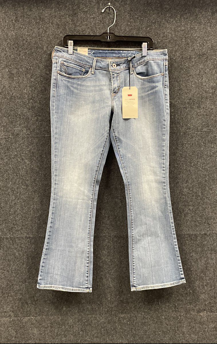 Levi's Women's Curve ID Slight Curve Skinny Boot Jeans Light Wash NWT Sz 31x30