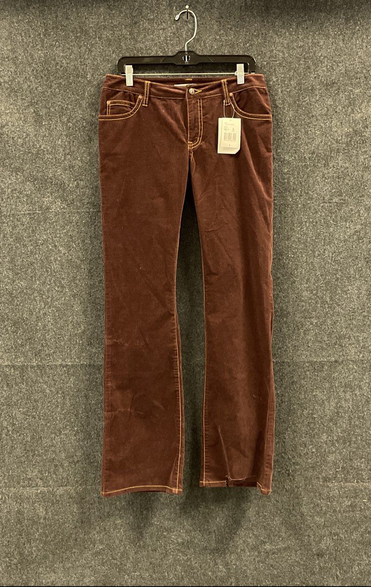 Cabi Women's Garnet Brown Cotton Spandex Bootcut Pants Size 6 NWT