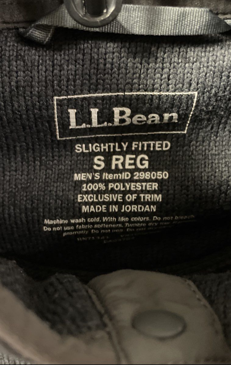 L.L. Bean Men's Gray Sweater Fleece 1/4 Snap Pullover Slightly Fitted Sz S