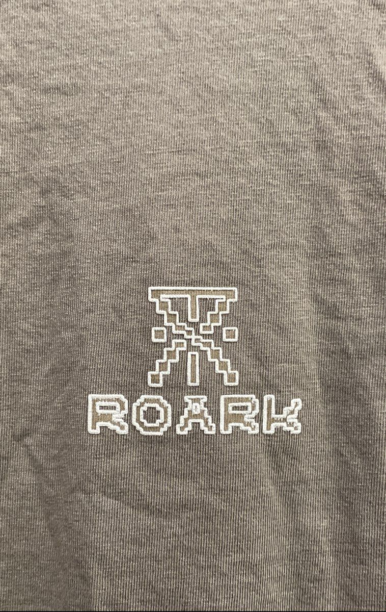Roark Men's Artifacts Long Sleeve T-Shirt Brown Graphic Premium Tee Sz L