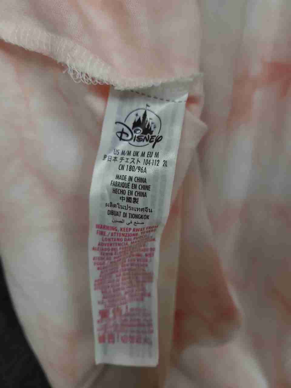 Disney Star Wars Men's Pink Tie Dye Darth Vader Long Sleeve Shirt Sz M NWT