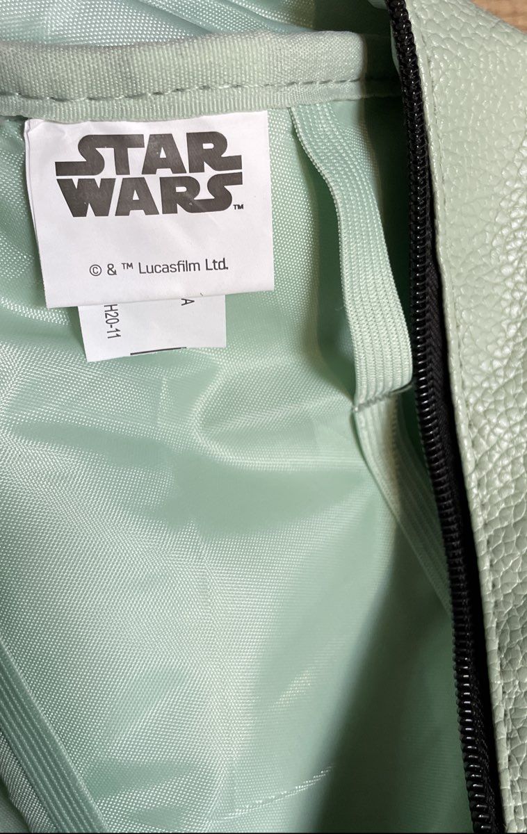 Star Wars The Child Grogu Baby Yoda Mini Backpack Faux Leather Mint Green