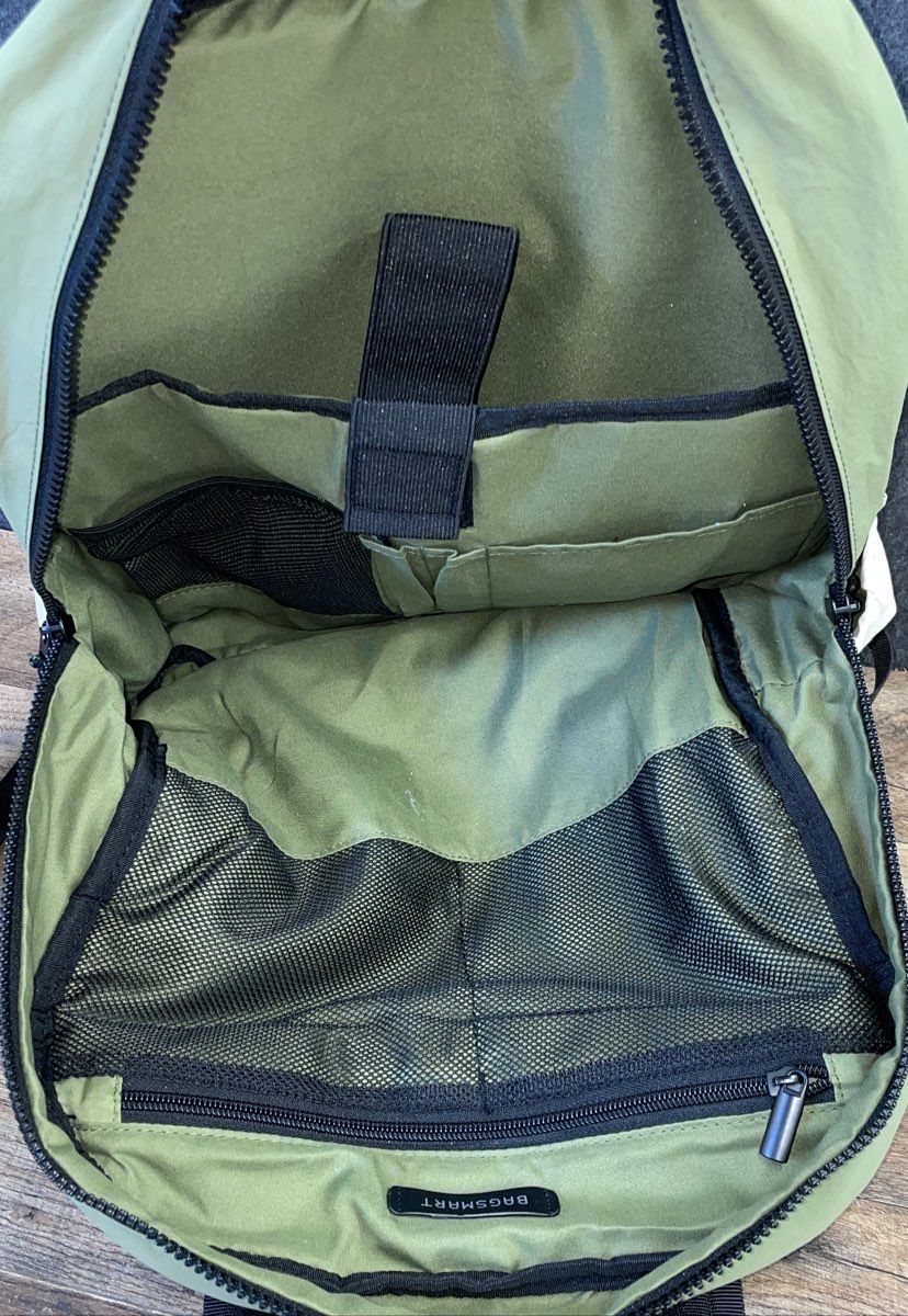 BAGSMART Sage Green Quilted Laptop Backpack Travel School Bag Large