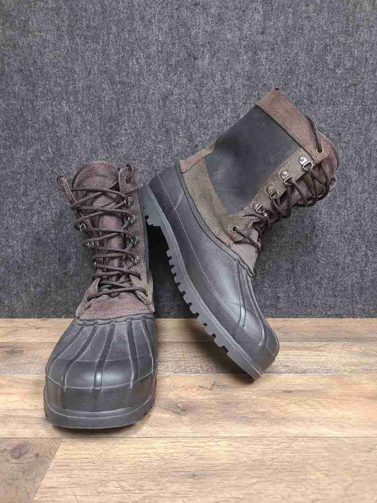 Pacific Trail Artic Brown Black Men's Insulated Winter Duck Boots Size 13M