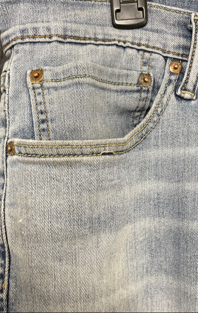 Levi's Men's 541 Athletic Taper Light Wash Stretch Blue Jeans Sz 35x30