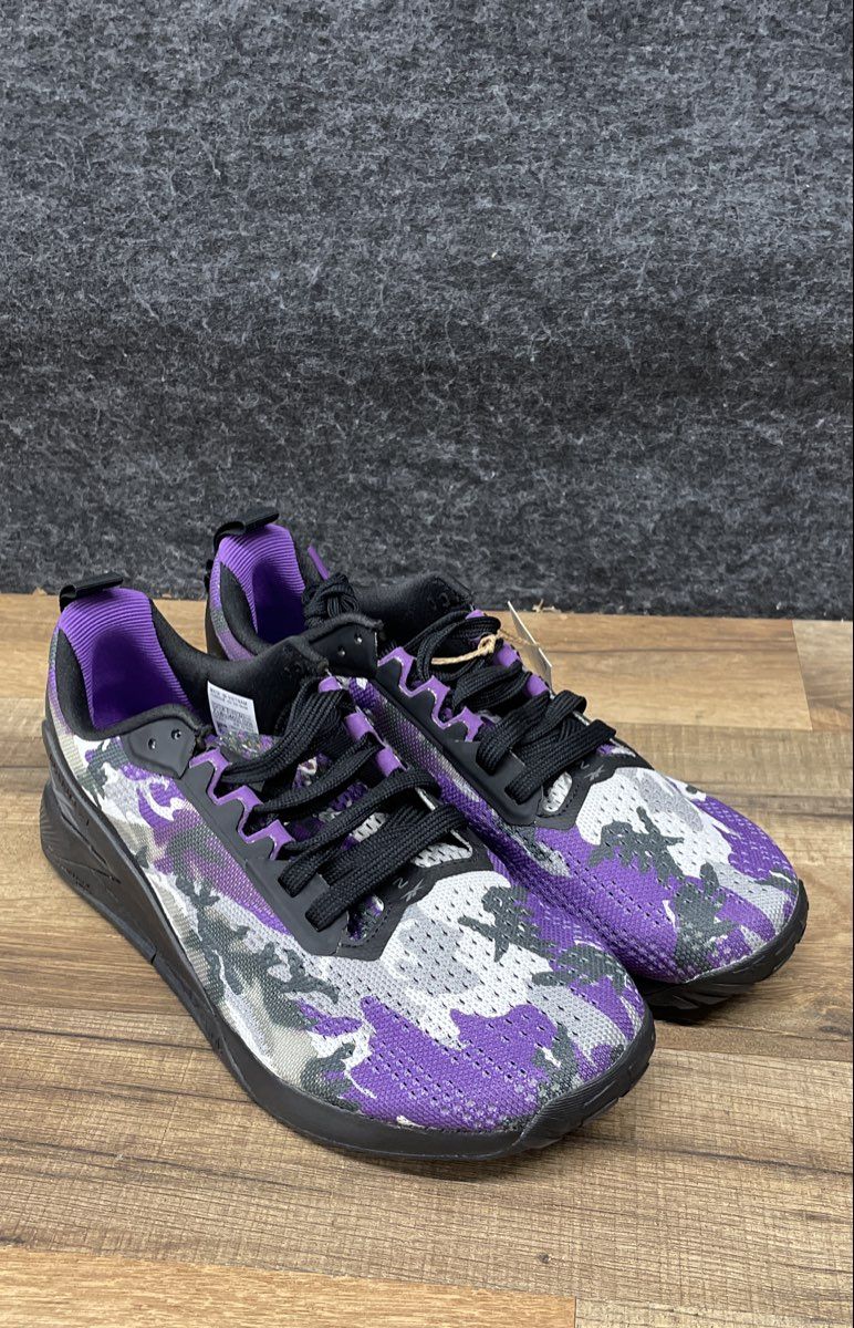 Reebok Nano X1 Purple Camo Training Shoes Men's Size 7.5 GZ1094 NWT