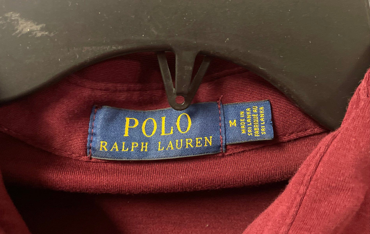 Polo Ralph Lauren Men's Burgundy Cotton Short Sleeve Golf Polo Shirt Sz M