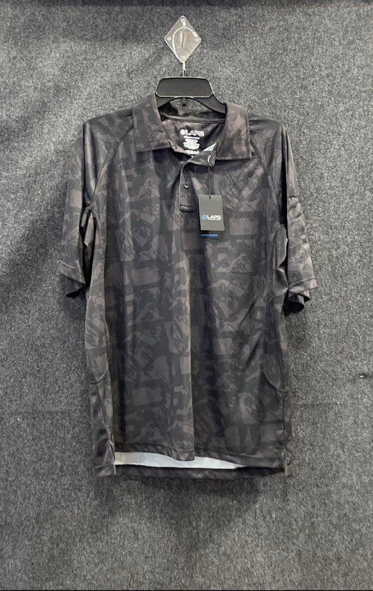 LA Police Gear LAPG Men's DTOM Polo Shirt Gray Camo NWT Size L