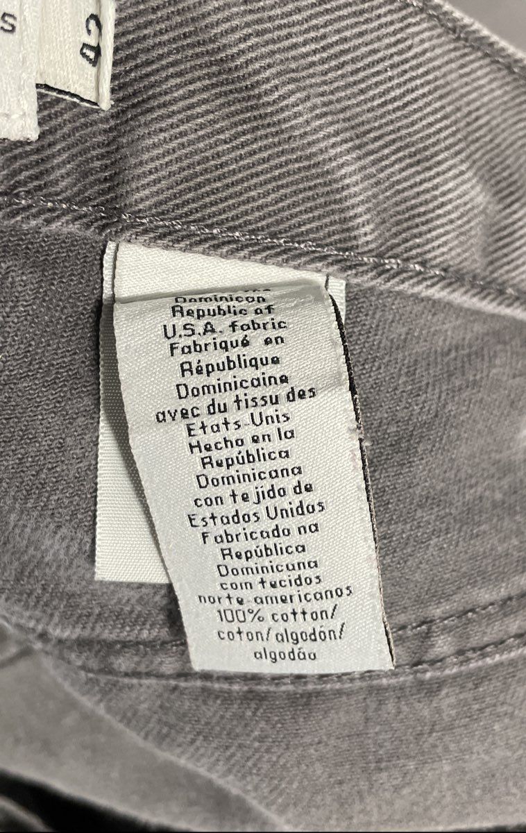 Vintage 90s Calvin Klein Women's Ash Grey Easy Fit Denim Jeans Sz 42x32