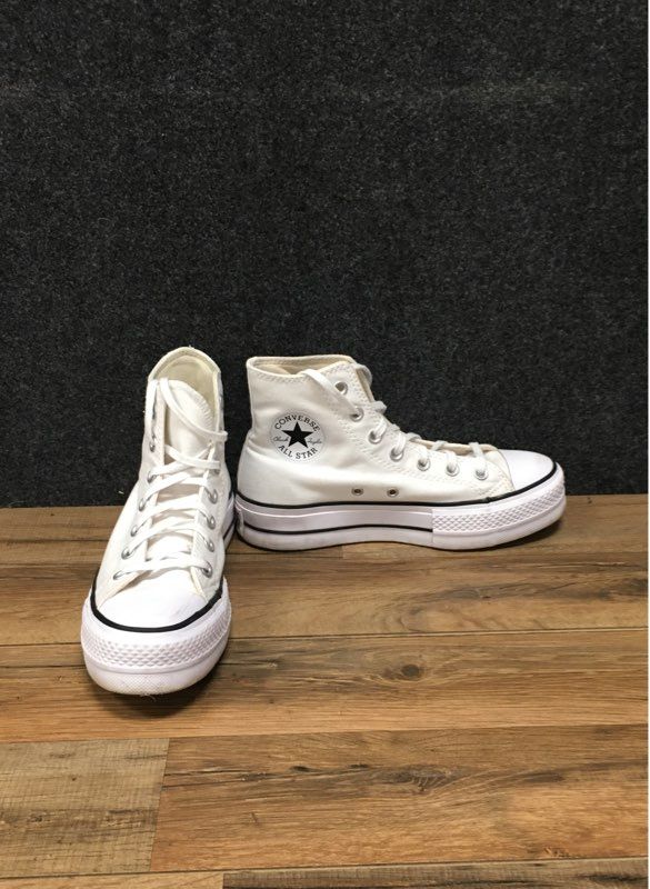 Converse Chuck Taylor All Star Lift Platform High Top White Black Women's Size 7