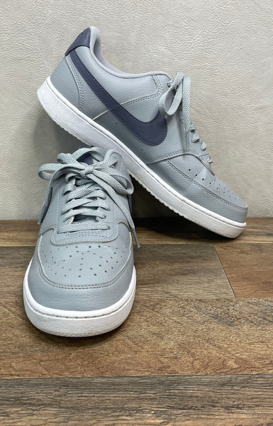 Nike Court Vision Low Next Nature Grey Dark Obsidian Sneakers Men's Size 9.5