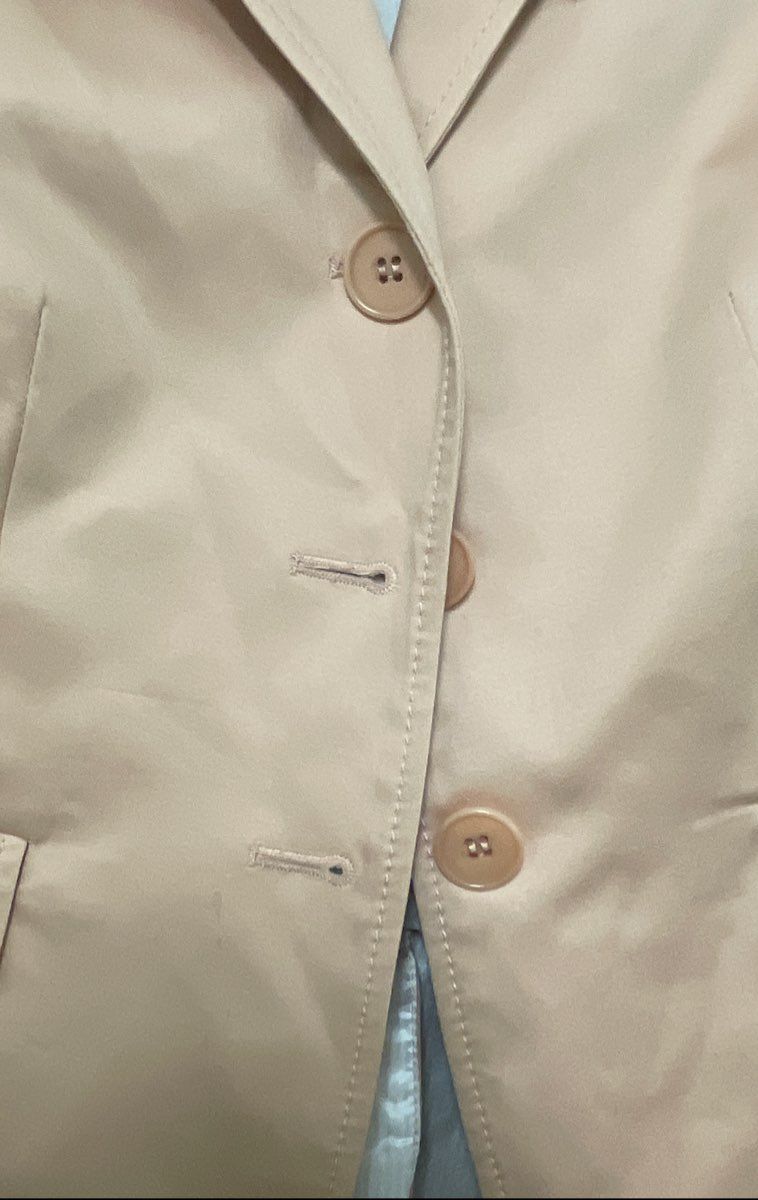 Talbots Petites Women's Peach Cotton Blend 3-Button Blazer Sz 2P