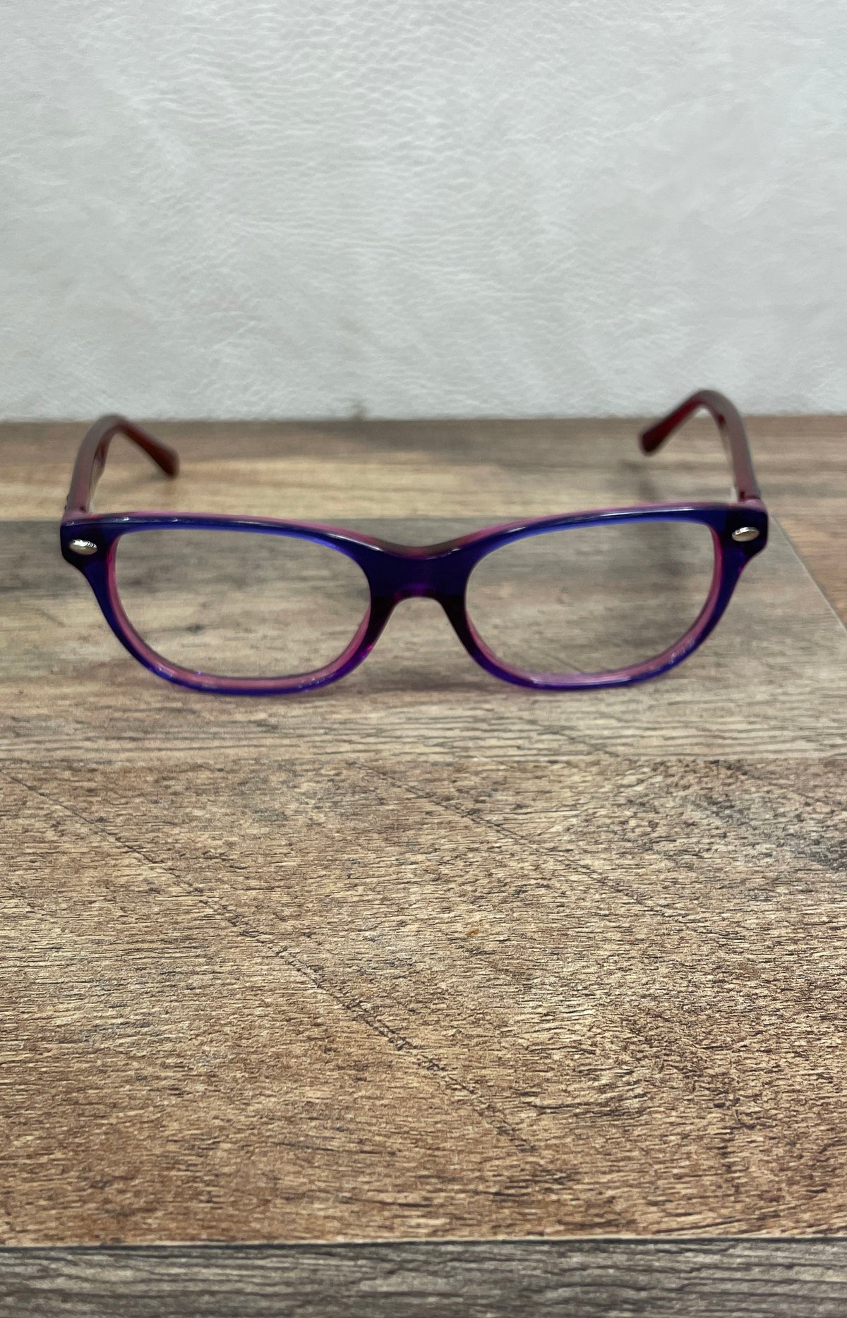 Ray-Ban Kids RB1555 3666 Eyeglasses Violet Purple Square Frames 48-16 130