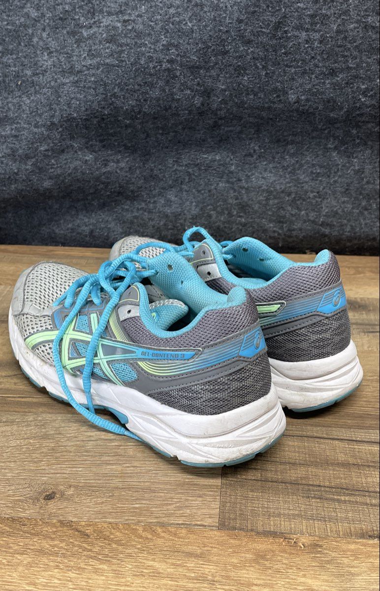 Asics Gel-Contend 3 T5F9N Silver Teal Running Sneakers Women's Size 7
